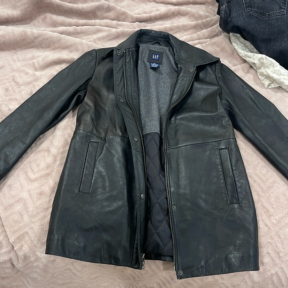 Gap Vintage Leather Coat